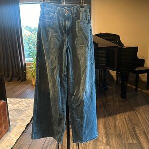 Express High waisted wide-legged jeans